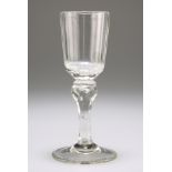 A GEORGIAN WINE GLASS, CIRCA 1790