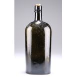 A GREEN/BROWN GLASS BOTTLE BY W & A GILBEY LTD