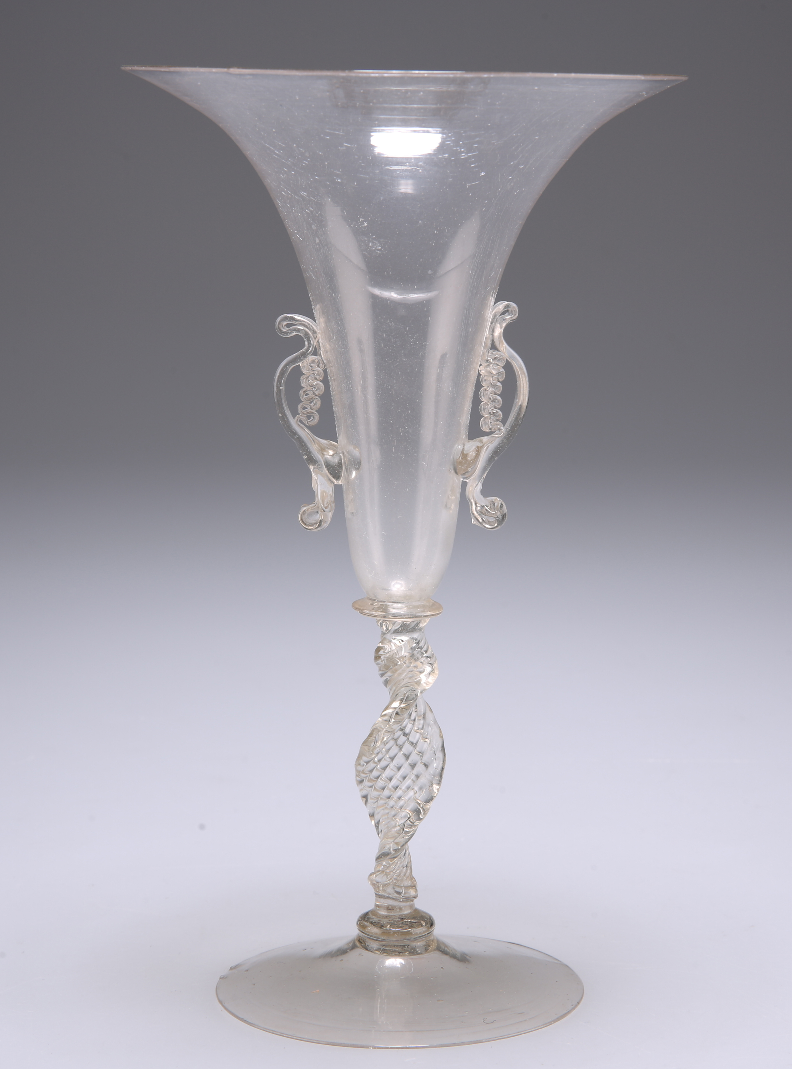 A VENETIAN WINGED GOBLET - Image 2 of 2