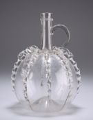 A BULBOUS CONTINENTAL FLAGON, CIRCA 1820