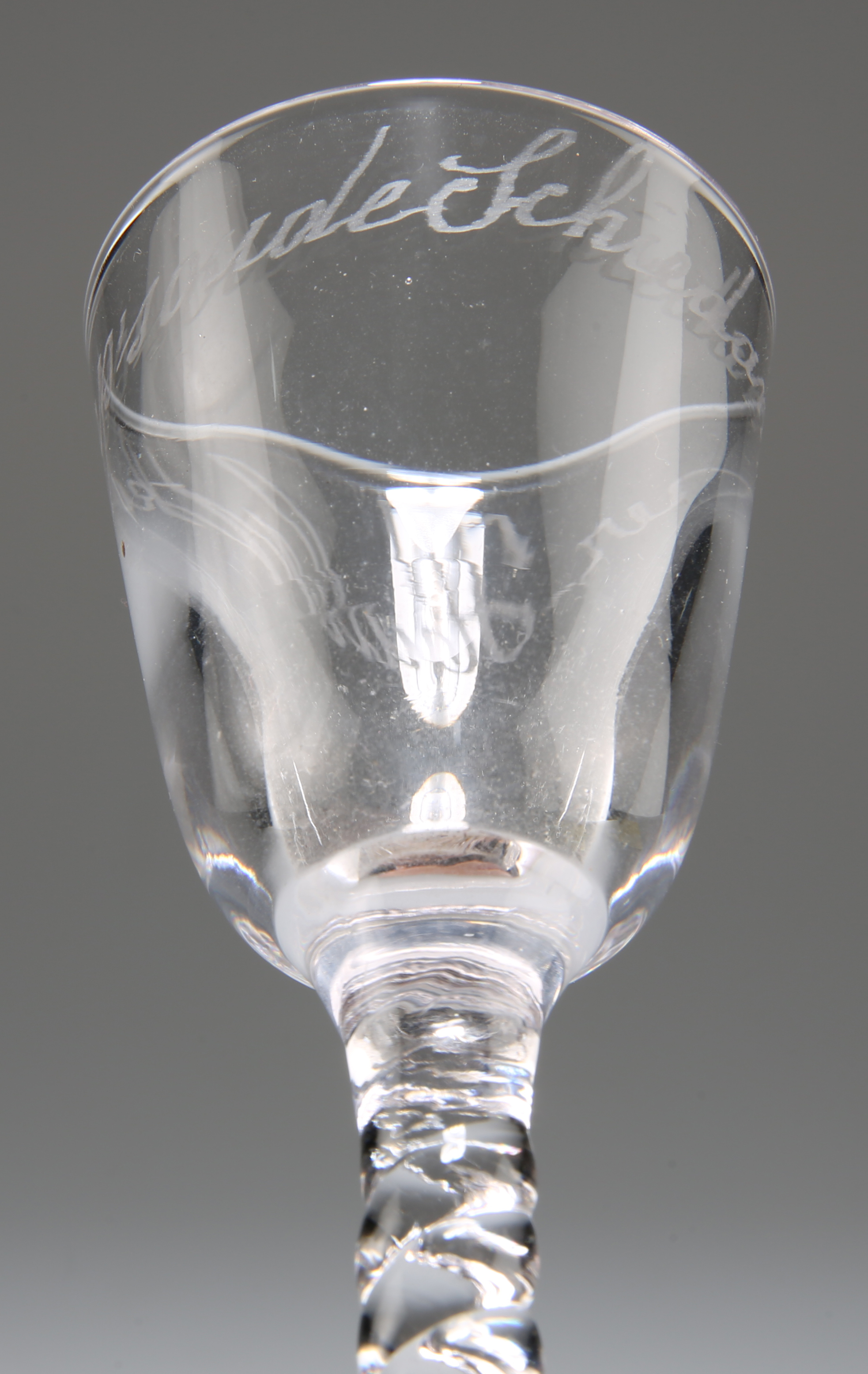 A HULSTKAMP DUTCH GIN GLASS, CIRCA 1880 - Image 2 of 2