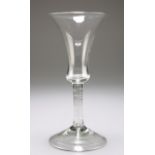 A GEORGIAN WINE GLASS, CIRCA 1750