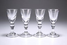 FOUR WINE GLASSES