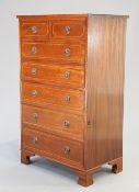 ALAN GRAINGER A RARE ACORNMAN MAHOGANY CHEST OF DRAWERS