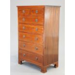 ALAN GRAINGER A RARE ACORNMAN MAHOGANY CHEST OF DRAWERS