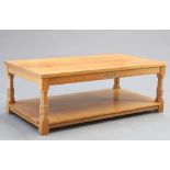 BOB HUNTER A WRENMAN OAK LARGE COFFEE TABLE