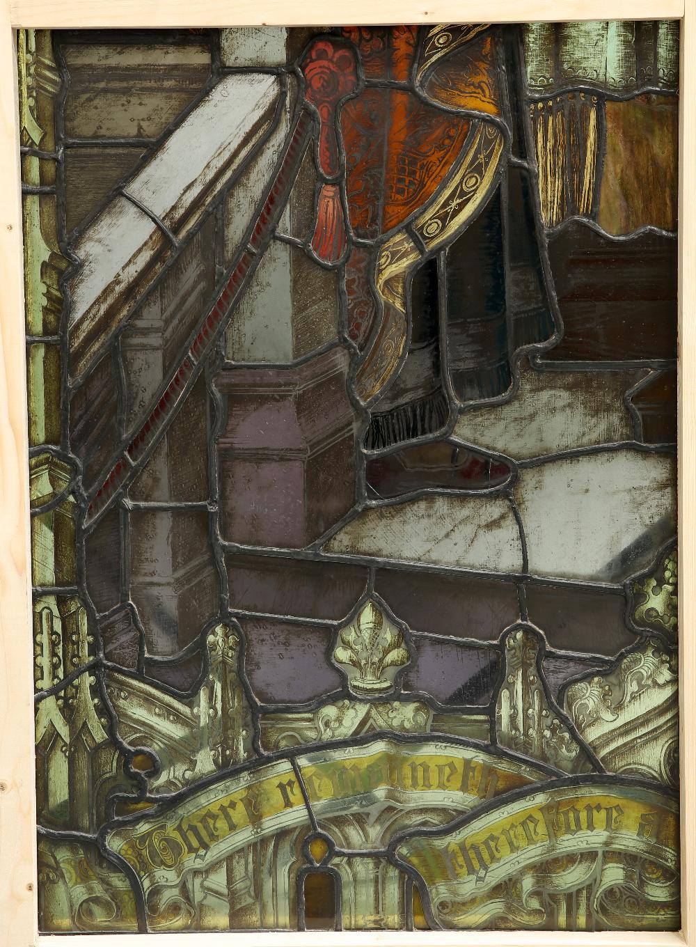 MAYER & CO, A LARGE PAIR OF STAINED AND LEADED GLASS WINDOWS - Image 10 of 10