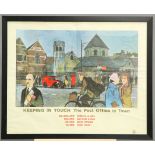 A LARGE GPO POSTER, "KEEPING IN TOUCH | THE POST OFFICE IN TOWN"
