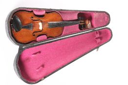A 14.15" BODY VIOLIN OF THE EARLY 20TH CENTURY OF EUROPEAN MANUFACTURE