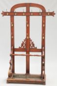 A LARGE AND HANDSOME VICTORIAN MAHOGANY HALLSTAND