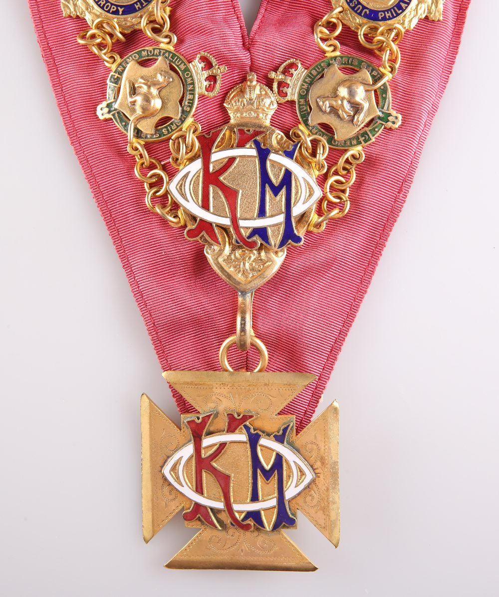 A ROYAL ORDER OF ANTEDILUVIAN BUFFALOES CEREMONIAL CHAIN - Image 2 of 4