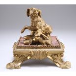 A 19TH CENTURY FRENCH ORMOLU GROUP