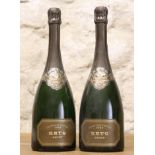 2 BOTTLES CHAMPAGNE KRUG VINTAGE 1982