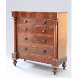 A VICTORIAN MAHOGANY SCOTCH CHEST