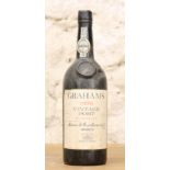 1 BOTTLE GRAHAM’S VINTAGE PORT 1970