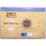 A 2002 GOLD BULLION GOLDEN JUBILEE HALF-SOVEREIGN