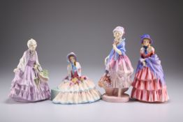 FOUR ROYAL DOULTON FIGURES