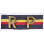 A REGIMENTAL POLICE ARMBAND