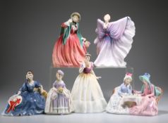 SIX ROYAL DOULTON FIGURES