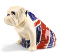 A ROYAL DOULTON MODEL OF A BRITISH BULLDOG