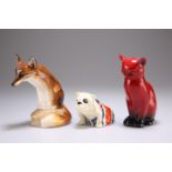 THREE ROYAL DOULTON ANIMAL MODELS