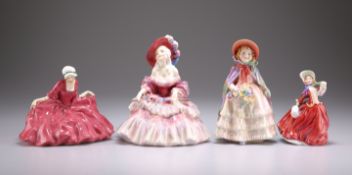 FOUR ROYAL DOULTON FIGURES