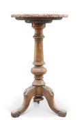 A 19TH CENTURY ROSEWOOD TRIPOD TABLE