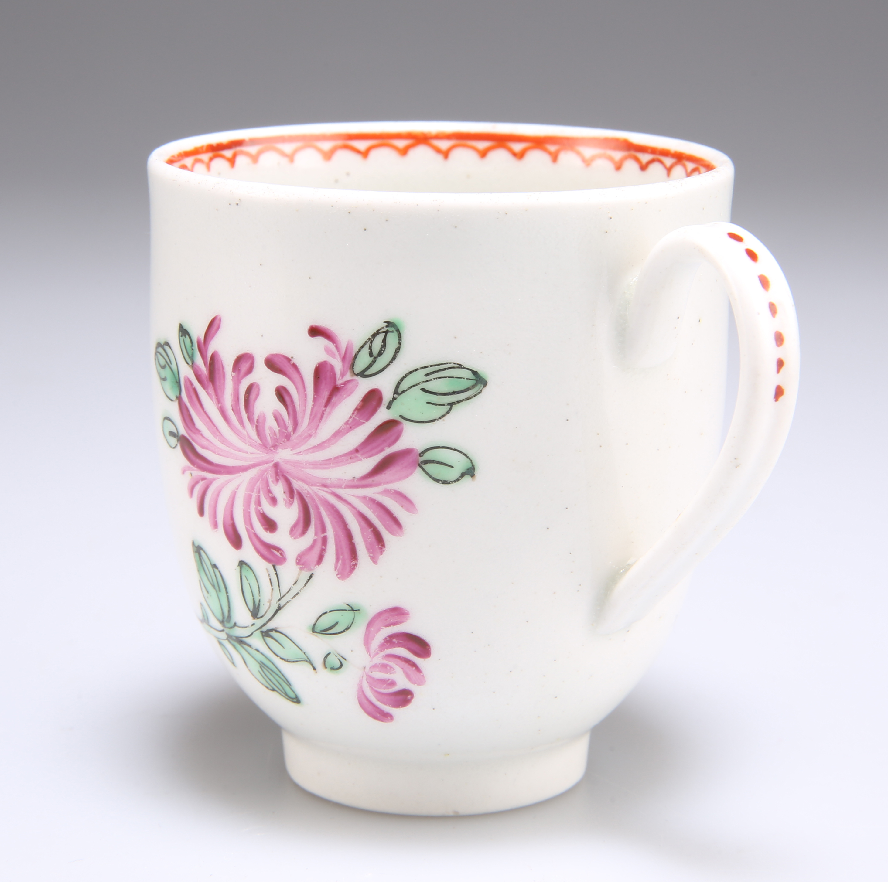AN 18TH CENTURY WORCESTER SPIRAL FLUTED COFFEE CUP - Image 7 of 9