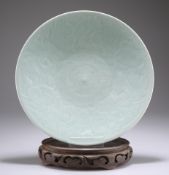 A CHINESE CELADON DISH