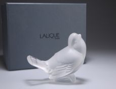 LALIQUE, A MODEL OF A SPARROW