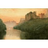 WILLIAM BROWN TURNER (FL. 1920S), RICHMOND CASTLE BY THE SWALE