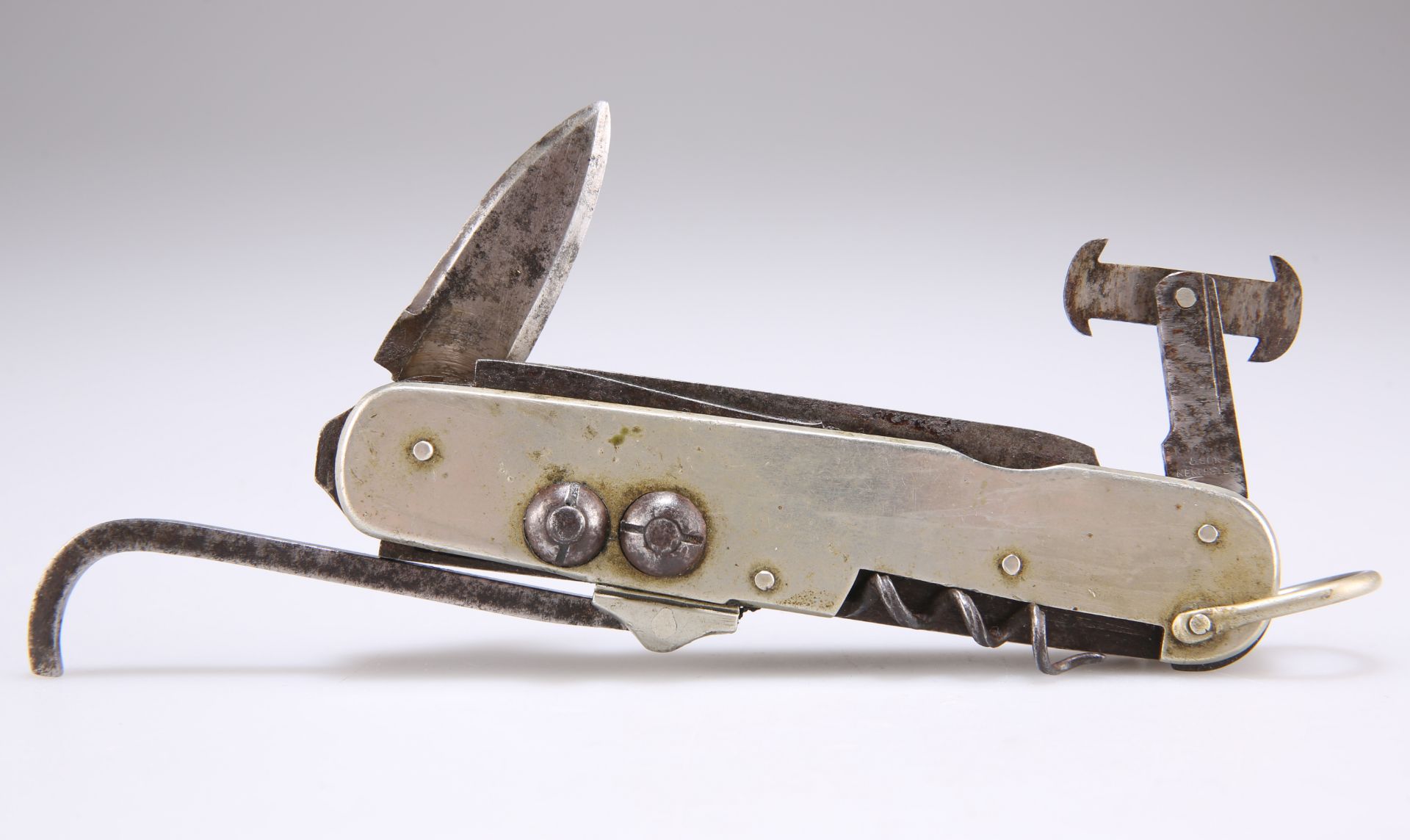 A 19TH CENTURY GAMEKEEPER'S FOLDING POCKET KNIFE - Image 2 of 2