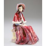 A ROYAL DOULTON FIGURE, "ROSINA"