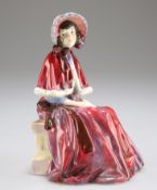 A ROYAL DOULTON FIGURE, "ROSINA"