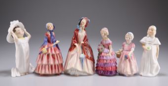 SIX ROYAL DOULTON FIGURES