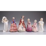 SIX ROYAL DOULTON FIGURES