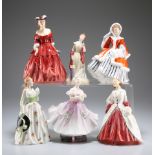 SIX ROYAL DOULTON FIGURES