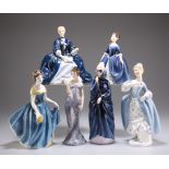 SIX ROYAL DOULTON FIGURES