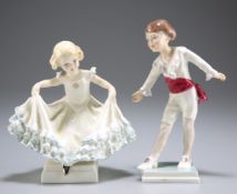 TWO ROYAL WORCESTER FIGURES