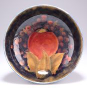 A WILLIAM MOORCROFT POTTERY "POMEGRANATE" TAZZA