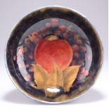 A WILLIAM MOORCROFT POTTERY "POMEGRANATE" TAZZA