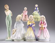 SIX ROYAL DOULTON FIGURES