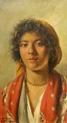 L*** PALUMBO (ITALIAN, 19TH CENTURY), PORTRAIT OF A GIRL