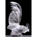 RENÉ LALIQUE (FRENCH, 1860-1945), A COQ NAIN CAR MASCOT, DESIGNED 1928