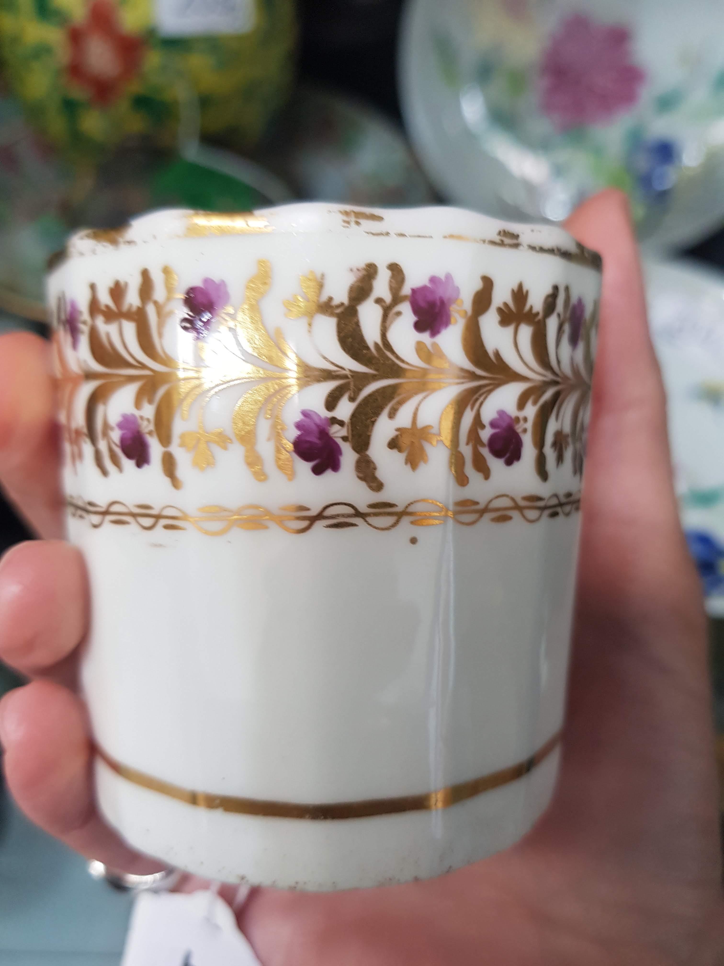 A SPODE PATTERN 557 COFFEE CAN - Image 4 of 5