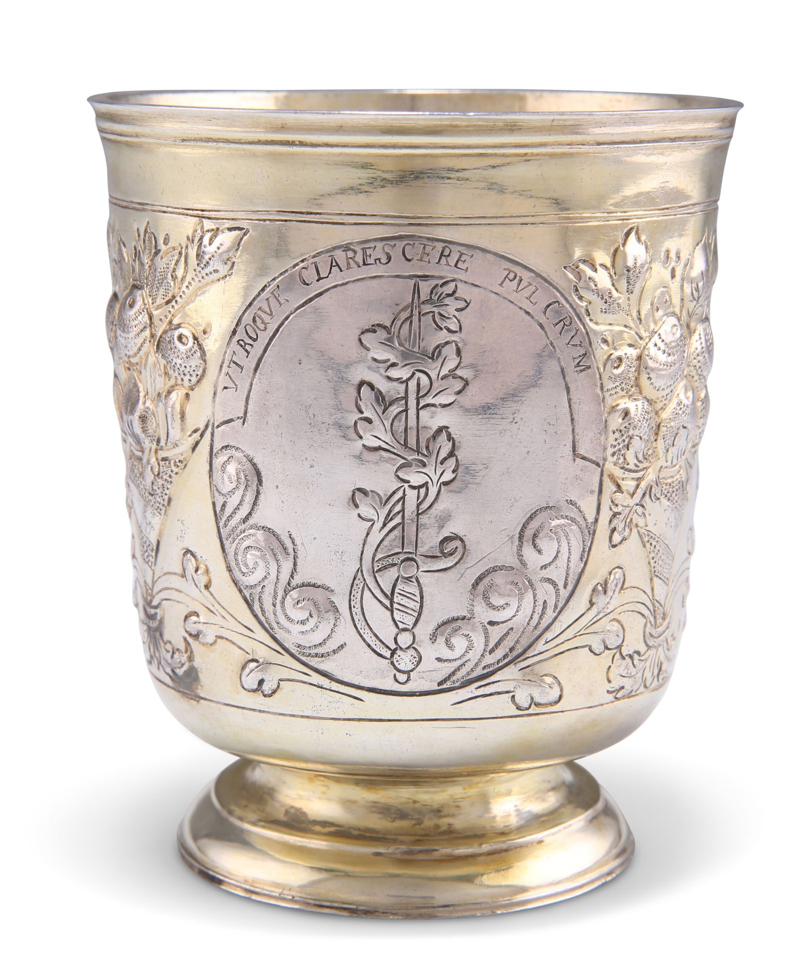 A LARGE 18TH RUSSIAN SILVER BEAKER CUP - Image 4 of 5