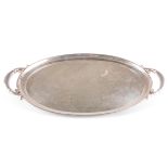 A DANISH STERLING SILVER TRAY