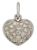 A DIAMOND HEART PENDANT