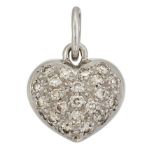 A DIAMOND HEART PENDANT