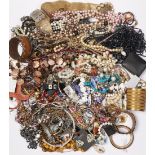 A LARGE QUANTITY OF COSTUME JEWELLERY